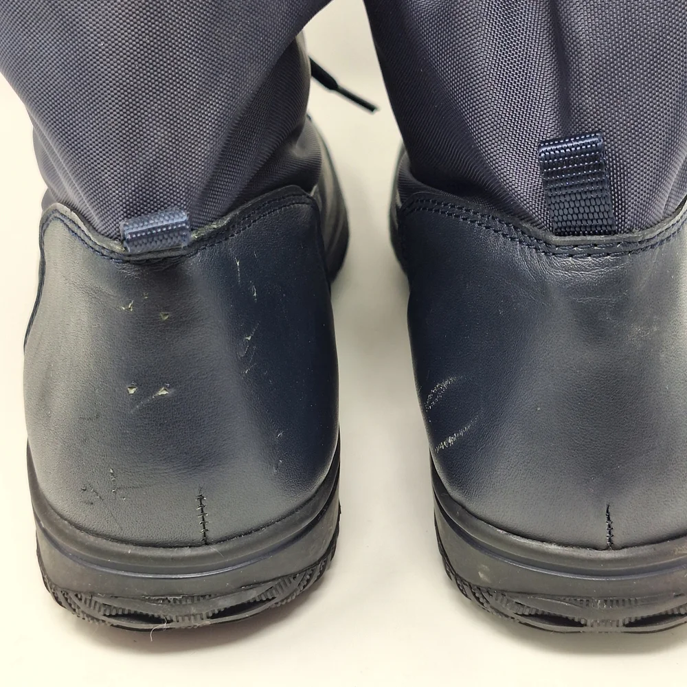 Coach Navy Winter Boots Teddy Bear Lining A9177 Sage